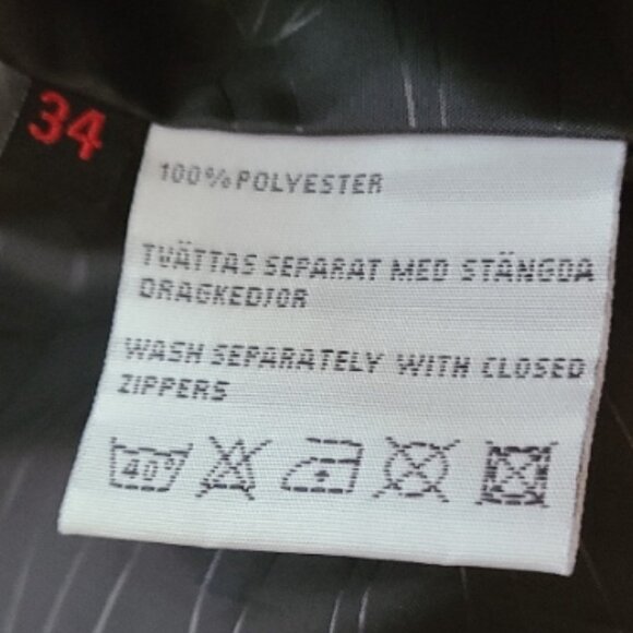 DOBSOM SWEDISH QUILTED PUFFER THERMAL PENCIL SKIRT LONG MIDI ZIP SIDE sz 44 - Picture 6 of 6